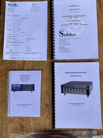 Safety tester test device Eaton Sefelec 506-S + 64-SC