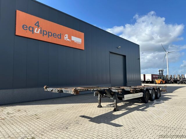 Container transportation Krone 40FT High Cube Chassis / BPW / drum / NL-chassi...