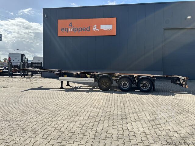 Container transportation Krone 40FT High Cube Chassis / BPW / drum / NL-chassi...