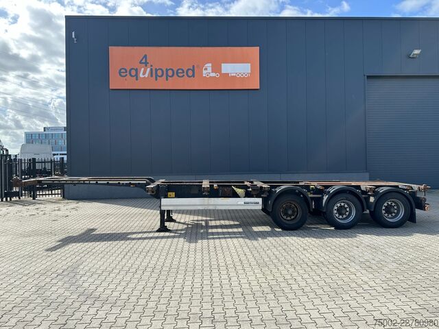 Container transportation Krone 40FT High Cube Chassis / BPW / drum / NL-chassi...