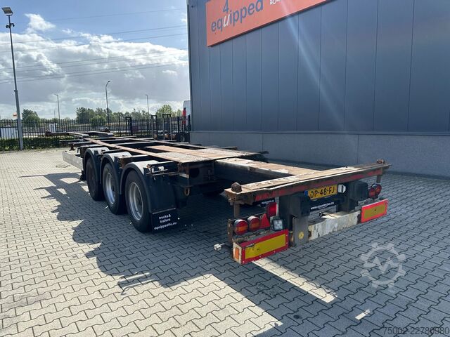 Container transportation Krone 40FT High Cube Chassis / BPW / drum / NL-chassi...