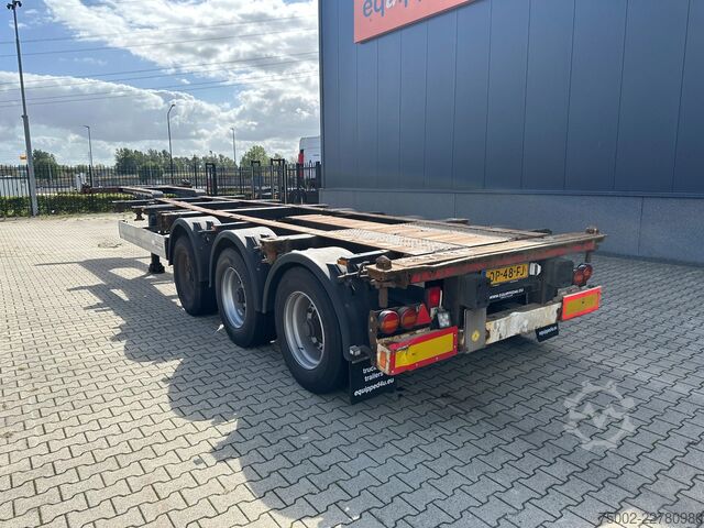 Container transportation Krone 40FT High Cube Chassis / BPW / drum / NL-chassi...