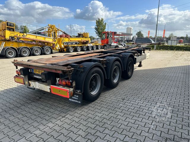 Container transportation Krone 40FT High Cube Chassis / BPW / drum / NL-chassi...