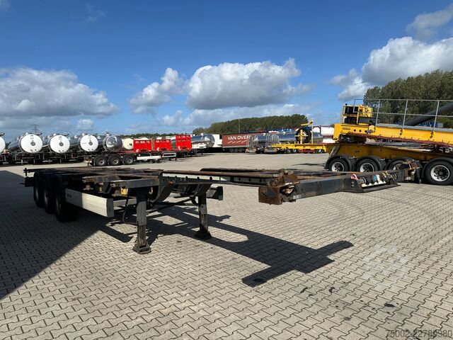 Container transportation Krone 40FT High Cube Chassis / BPW / drum / NL-chassi...