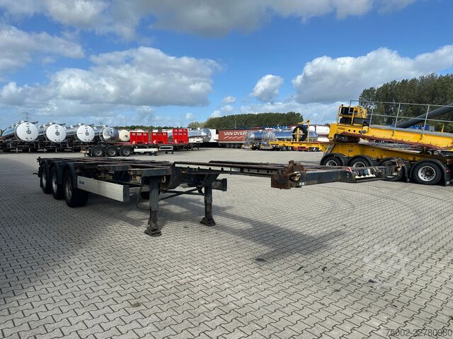 Container transportation Krone 40FT High Cube Chassis / BPW / drum / NL-chassi...