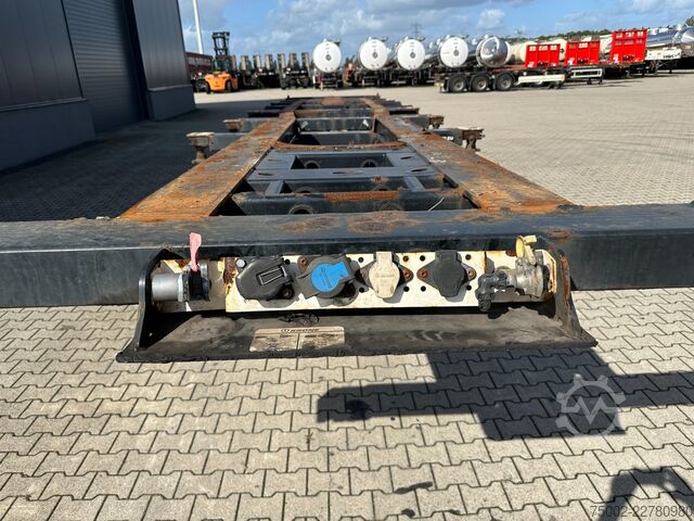 Container transportation Krone 40FT High Cube Chassis / BPW / drum / NL-chassi...