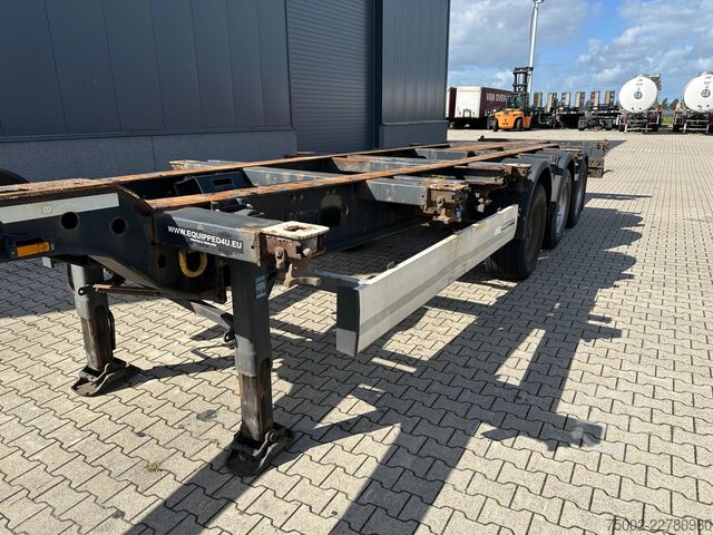 Container transportation Krone 40FT High Cube Chassis / BPW / drum / NL-chassi...