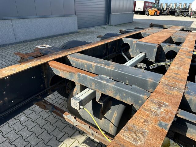 Container transportation Krone 40FT High Cube Chassis / BPW / drum / NL-chassi...