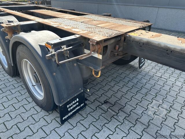Container transportation Krone 40FT High Cube Chassis / BPW / drum / NL-chassi...