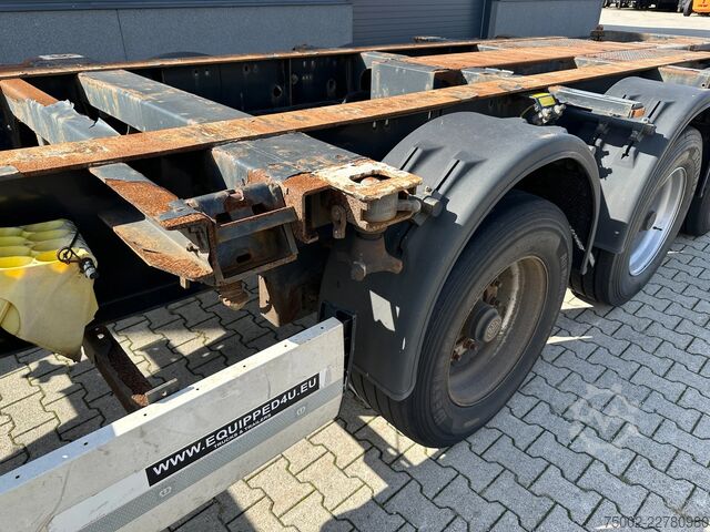 Container transportation Krone 40FT High Cube Chassis / BPW / drum / NL-chassi...