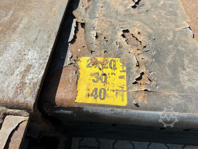 Container transportation Krone 40FT High Cube Chassis / BPW / drum / NL-chassi...
