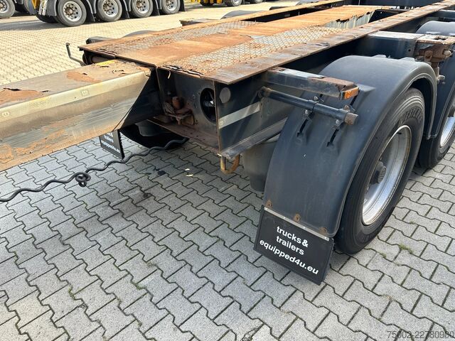 Container transportation Krone 40FT High Cube Chassis / BPW / drum / NL-chassi...