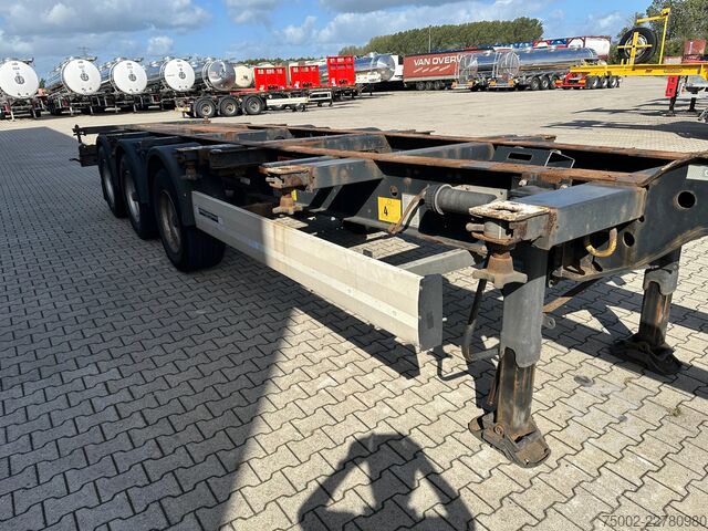 Container transportation Krone 40FT High Cube Chassis / BPW / drum / NL-chassi...