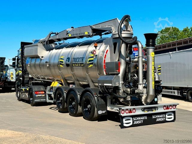 Tanker semitrailer  SCHWARTE JANSKY Hochleistungs-Zubringer, MIETEN?