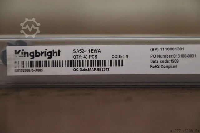 LED display 40 pieces Kingbright SA52-11EWA