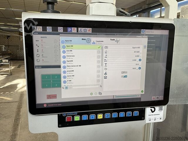 2022 Donatoni S3Q TWIN CNC-5-Achsen-Brückensäge Donatoni S3Q