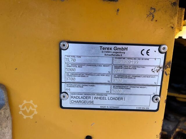 Planiermaschine Terex TL70 / 2011 / 5532 Hours !!