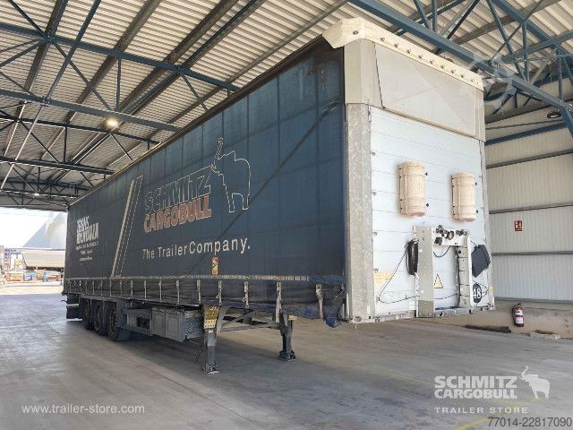Auflieger mit Pritsche & Plane Schmitz Cargobull Curtainsider Mega