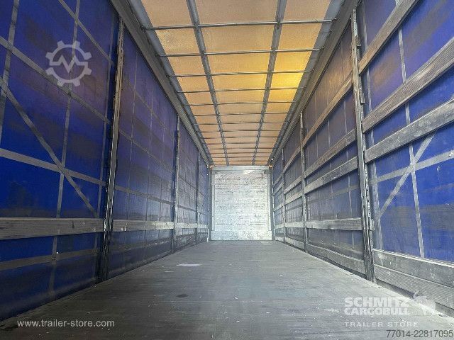 Auflieger mit Pritsche & Plane Schmitz Cargobull Curtainsider Mega