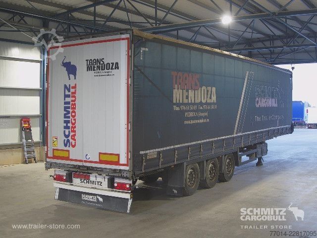 Auflieger mit Pritsche & Plane Schmitz Cargobull Curtainsider Mega