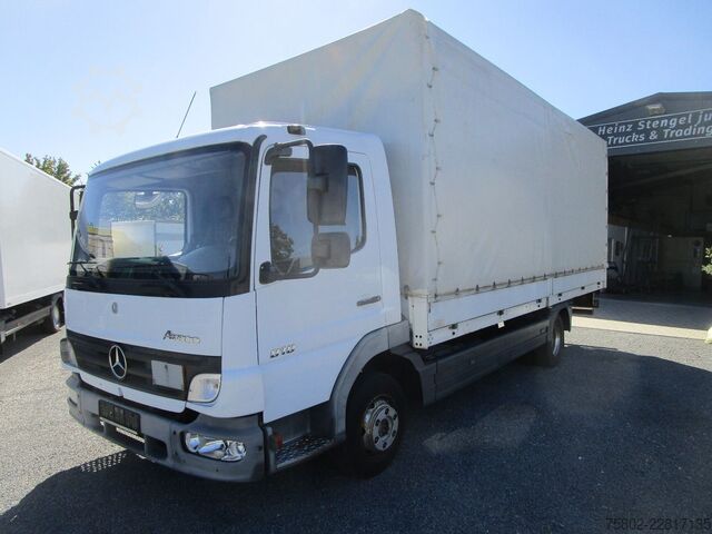 Transporter mit Pritsche & Plane MERCEDES-BENZ Atego 818 *LBW+6,10m+3-Sitze+172.000km*