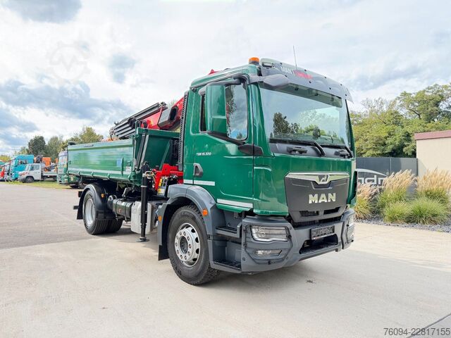 Autokran MAN TGM 18.320 4x2 Kipper KRAN 15m FUNK AHK
