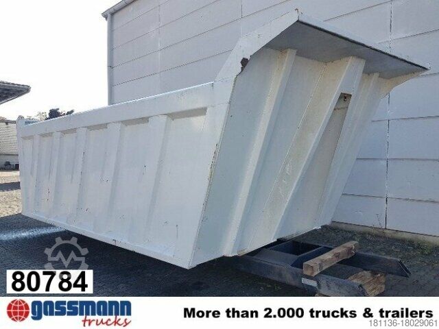 Tipper truck  Joluso Stahlmulde CXBAS, mit Klappe 16 cbm