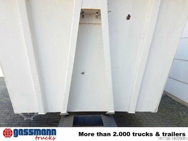 Tipper truck  Joluso Stahlmulde CXBAS, mit Klappe 16 cbm