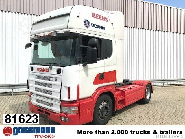 Standard tractor unit Scania R124 L 420 4x2, Retarder, Hydraulik
