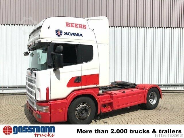 Standard tractor unit Scania R124 L 420 4x2, Retarder, Hydraulik