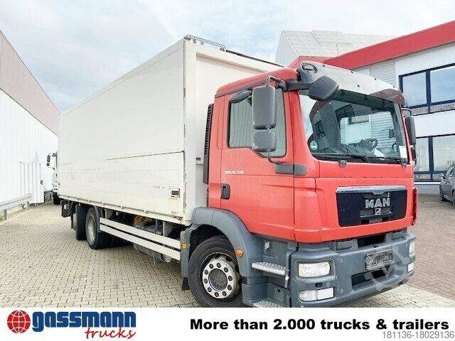 Box truck MAN TGM 26.340 6x2-4 LL Getränkewagen,
