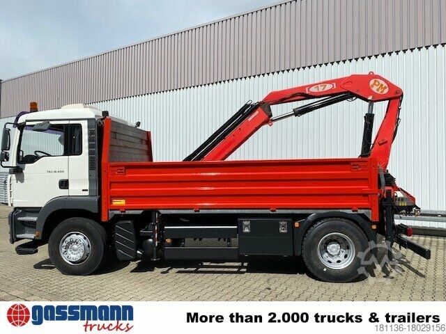 LKW mit Pritsche (offen) MAN TGA 18.400 4x2 BL Pritsche Heckkran PM17523