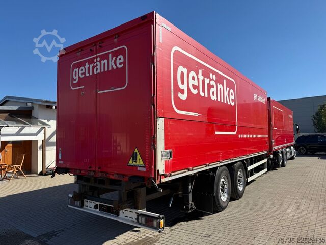 LKW mit Getränkeaufbau MERCEDES-BENZ Actros 2543 Getränke/Retarder+ANHÄNGER Orten
