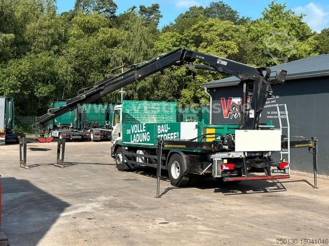 LKW mit Pritsche (offen) MAN TGM 18.290 4x2 Euro6 Pritsche + HIAB Ladekran