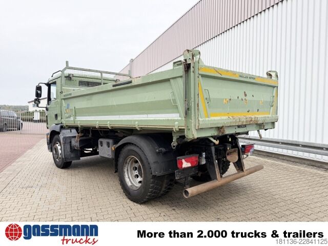 Tipper truck MAN TGM 18.320 4x2 BL, Navi, Meiller 3-Seiten, AHK-Öl