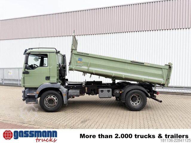 Tipper truck MAN TGM 18.320 4x2 BL, Navi, Meiller 3-Seiten, AHK-Öl