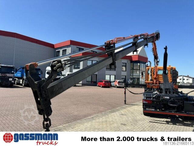 Roll-off tipper truck MAN TGM 15.250 4x4 BL, Kran Atlas TLC 75.2-A4L, Funk