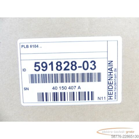 Komponente Heidenhain PLB 6104 .. Erweiterungsmodul ID 591828-03 SN 40150407A