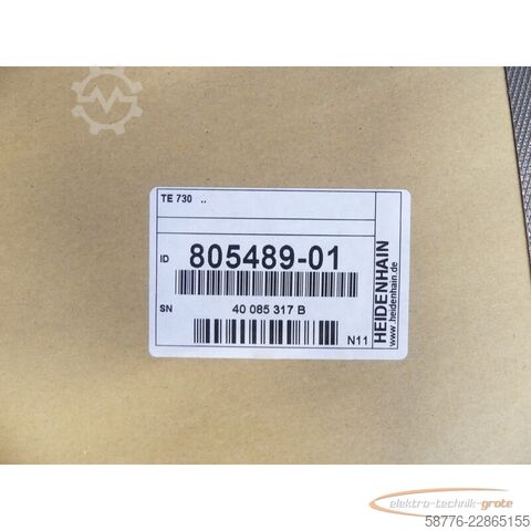 Component Heidenhain TE 730 Tastatureinheit ID: 805489-01 SN: 40085317 --