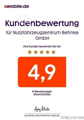 Pick-up van MERCEDES-BENZ Sprinter 313 CDI 2.7m Doka Pritsche/ AHK/ E5