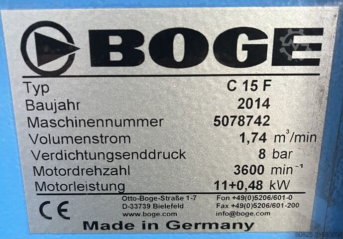 Schraubenkompressor BOGE C 15 F