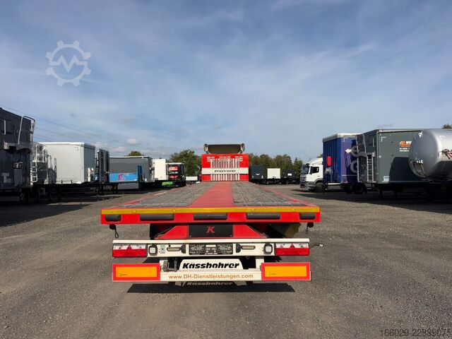 Working platform semitrailer KÄSSBOHRER SPS Maxima Schwerlast Plattform Auflieger