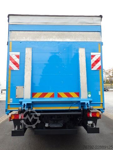 Flatbed truck with tarp MAN TGX 26.460 LL L-Fhs./Pritsche/LBW/Lenkachse/Ret.