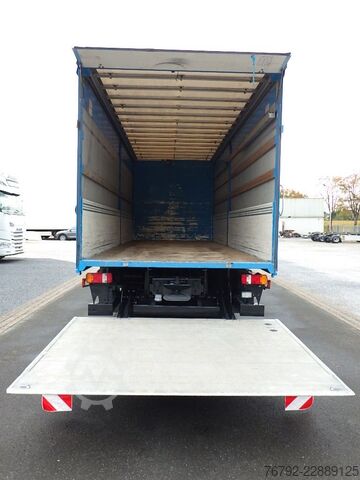 Flatbed truck with tarp MAN TGX 26.460 LL L-Fhs./Pritsche/LBW/Lenkachse/Ret.