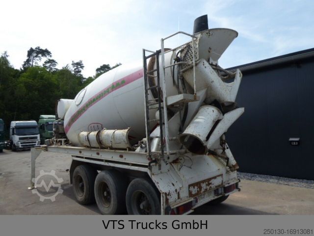 Semitrailer  Stetter 10 kbm Betonmischer mit Deutz Motor
