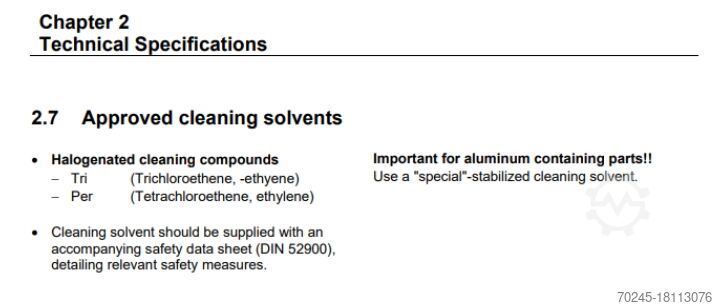 METAL PARTS WASHER DURR ECOCLEAN UNIVERSAL 81S UNIVERSAL 81S