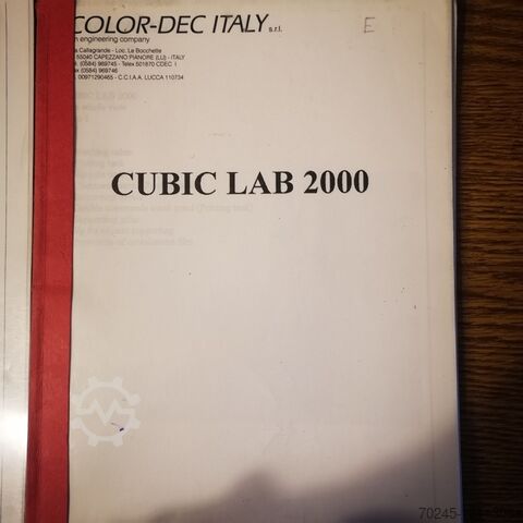 WASSERTRANSFERDRUCK WATER TRANSFER PRINTING - COLOR DEC DEEP DRAW COLOR DEC ITALY-CUBIC LAB 2000