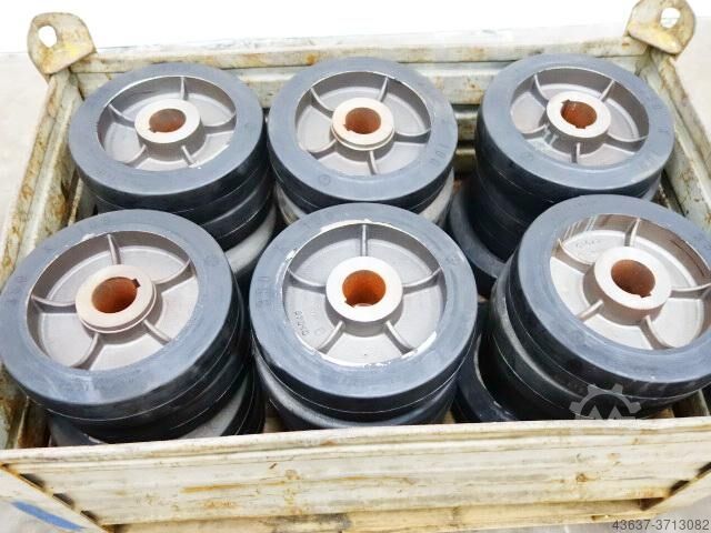 Heavy load drive wheels  Antriebsräder mit Nabennut