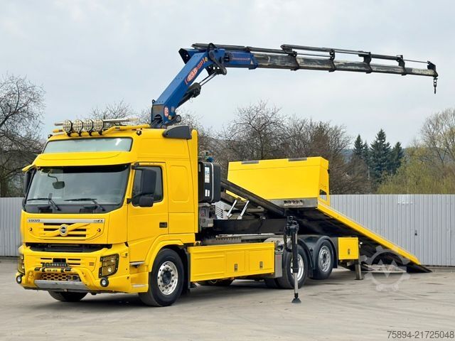 Truck mounted crane VOLVO FMX 450 * Abschleppwagen 6,00m*PM 23.5SP + FUNK