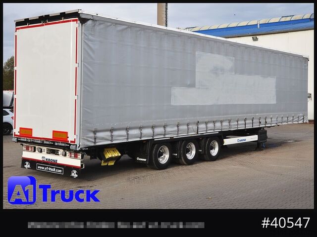 Auflieger mit Pritsche & Plane KRONE SD, Mega, Liftachse, Alufelgen, RSAB, Plane mit Aluprofil